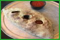 How big is a mellow mushroom calzone?