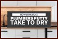How long does it take for spot putty to dry?